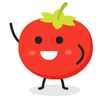 Tomato waving hi